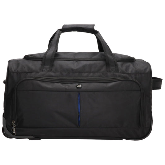Trolleyreisetasche 55x 29cm in Schwarz - leder-accessoires.com