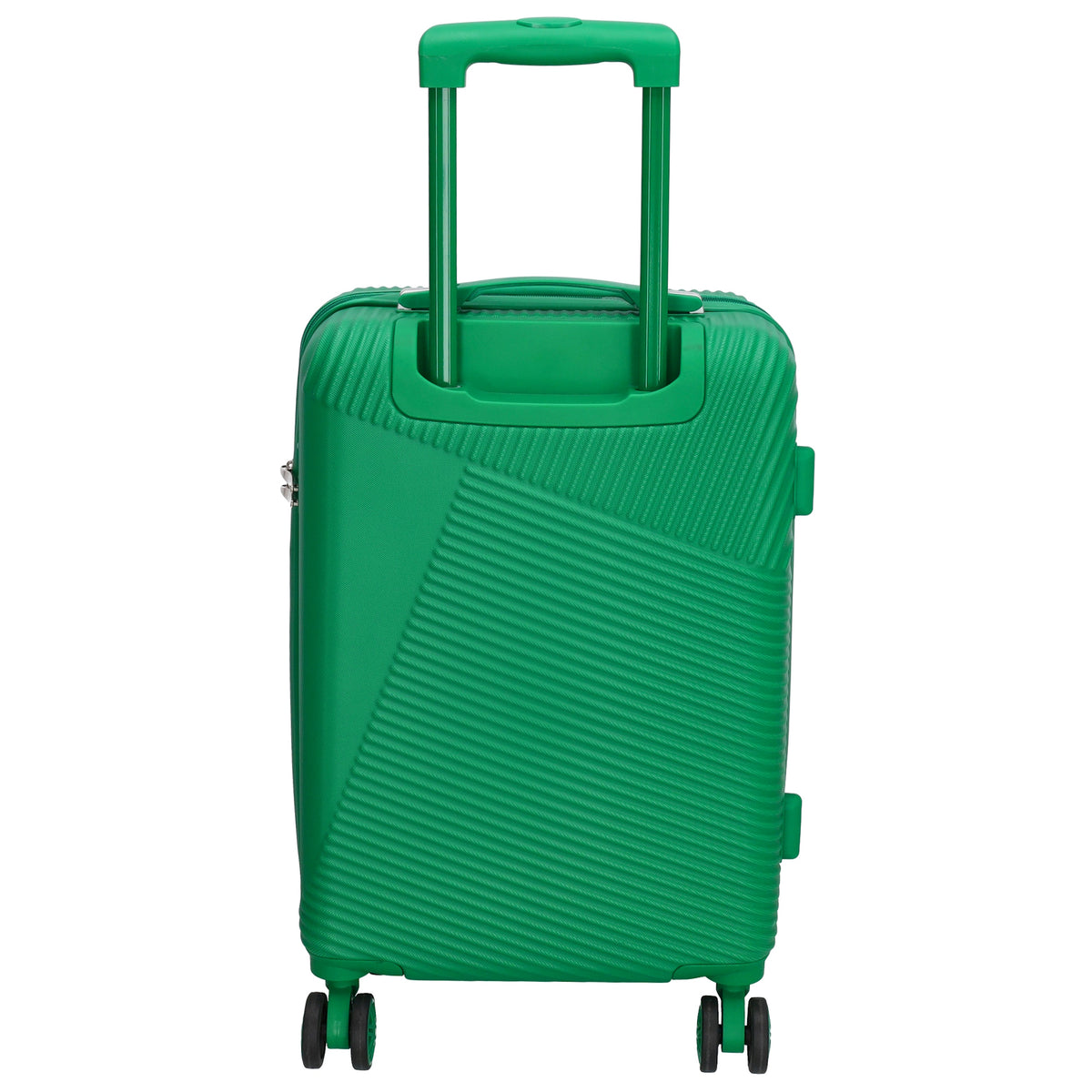 Reisetrolley|Bordgepäck 4-Rad 55cm in Grün aus ABS - leder-accessoires.com