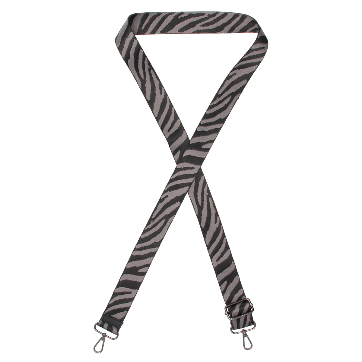 Taschenriemen 75x5cm Schwarz – Verstellbarer Schulterriemen mit Haken - leder-accessoires.com