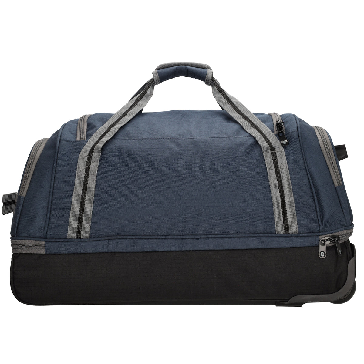 Trolleyreisetasche 60 x 32cm in Blau|Marine mit separatem Staufach unten - leder-accessoires.com