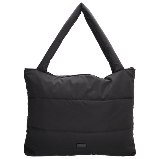 Shopper 55x40cm Schwarz aus Nylon|Polyester - leder-accessoires.com