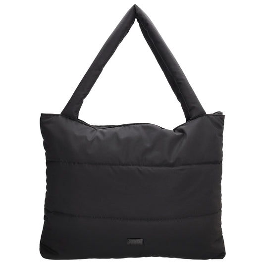 Shopper 55x40cm Schwarz aus Nylon|Polyester - leder-accessoires.com