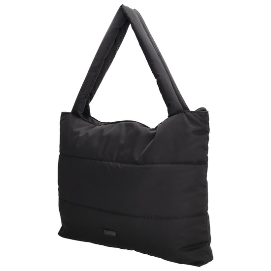 Shopper 55x40cm Schwarz aus Nylon|Polyester - leder-accessoires.com
