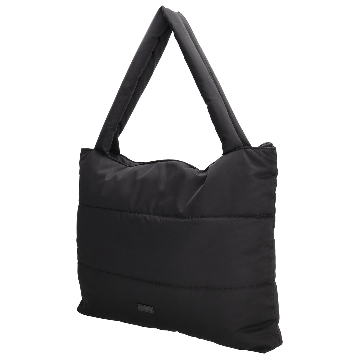 Shopper 55x40cm Schwarz aus Nylon|Polyester - leder-accessoires.com