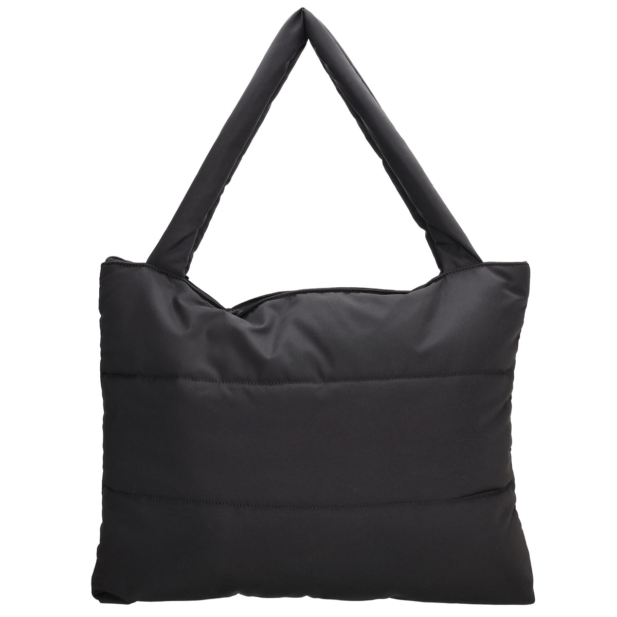 Shopper 55x40cm Schwarz aus Nylon|Polyester - leder-accessoires.com