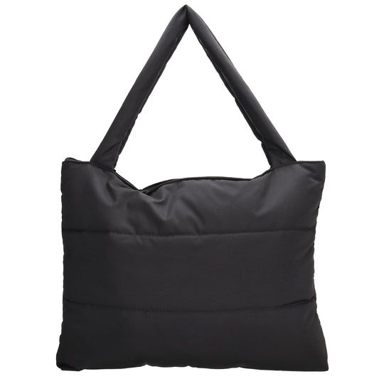 Shopper 55x40cm Schwarz aus Nylon|Polyester - leder-accessoires.com