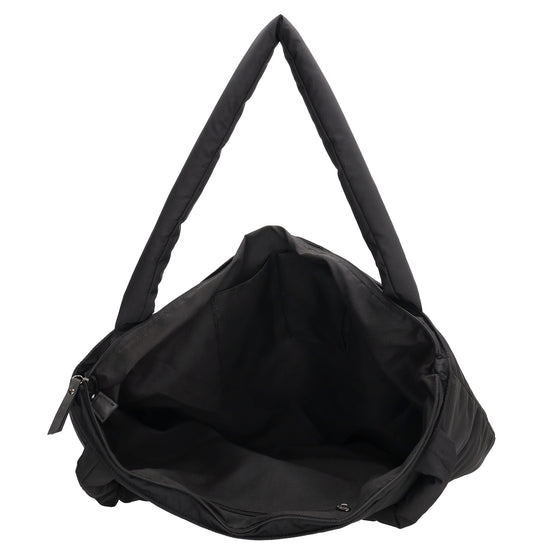 Shopper 55x40cm Schwarz aus Nylon|Polyester - leder-accessoires.com