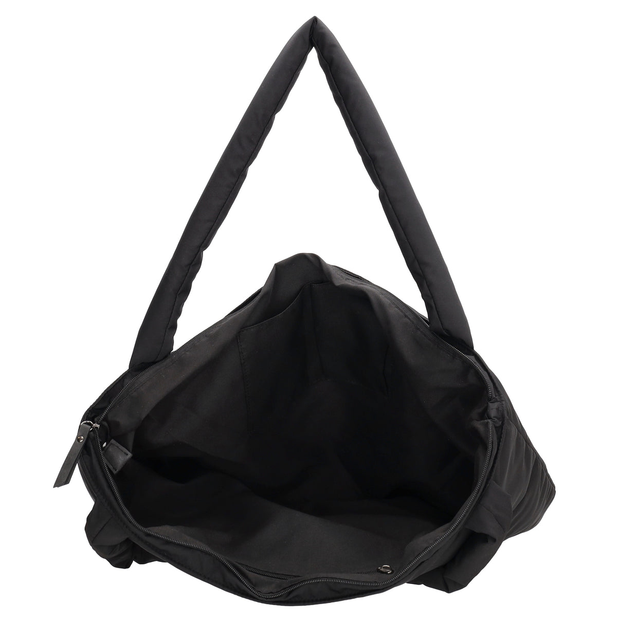 Shopper 55x40cm Schwarz aus Nylon|Polyester - leder-accessoires.com