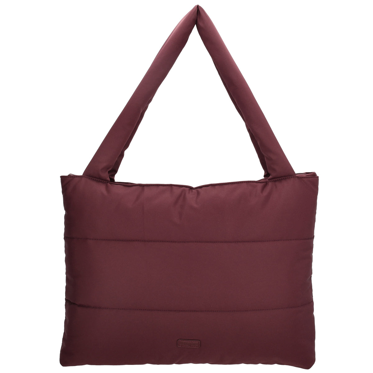 Shopper 55x40cm Weinrot aus Nylon|Polyester - leder-accessoires.com