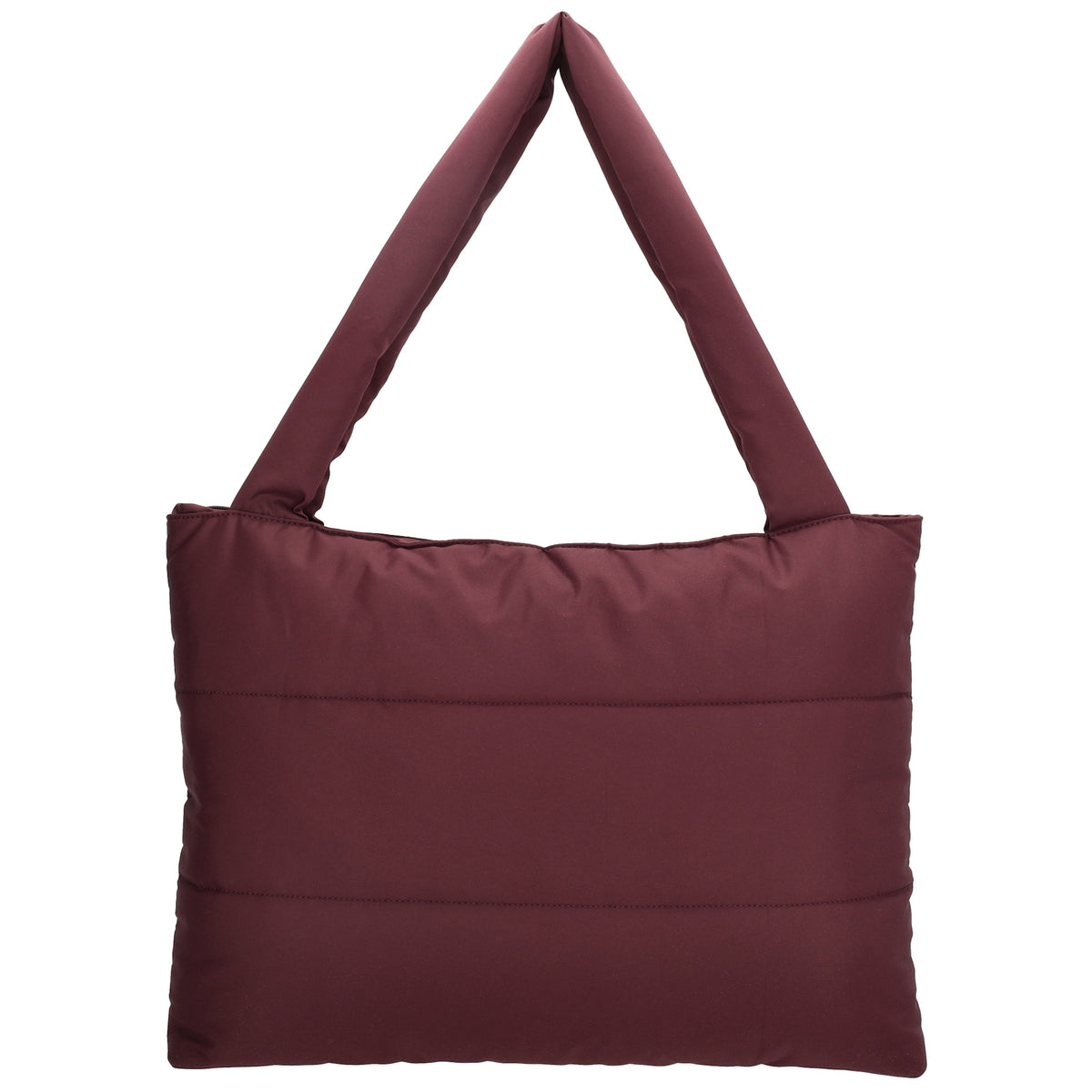 Shopper 55x40cm Weinrot aus Nylon|Polyester - leder-accessoires.com