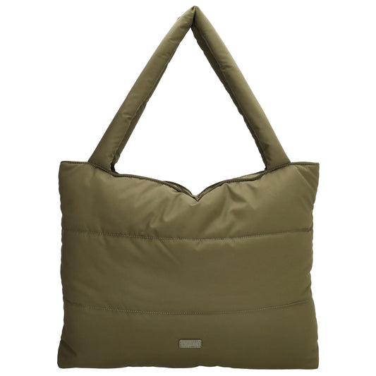 Shopper 55x40cm Oliv aus Nylon|Polyester - leder-accessoires.com