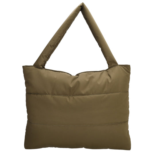 Shopper 55x40cm Oliv aus Nylon|Polyester - leder-accessoires.com
