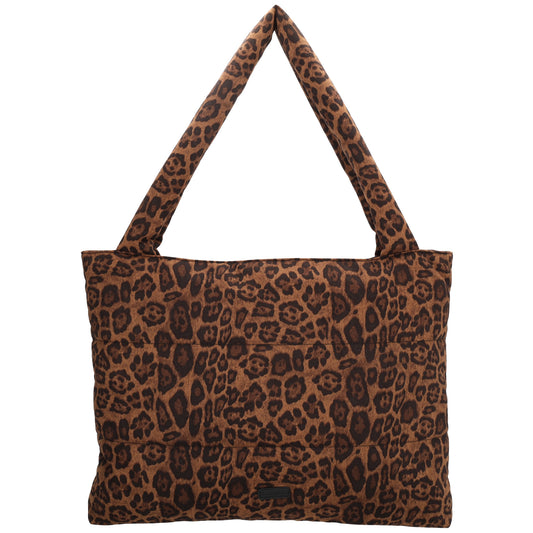 Shopper 55x40cm Leo-Optik aus Nylon|Polyester - leder-accessoires.com