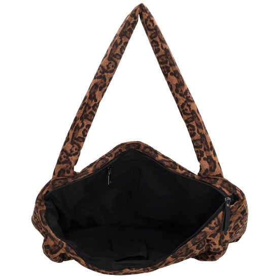 Shopper 55x40cm Leo-Optik aus Nylon|Polyester - leder-accessoires.com
