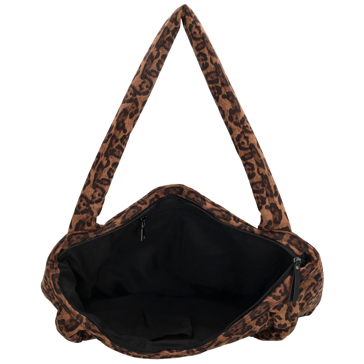 Shopper 55x40cm Leo-Optik aus Nylon|Polyester - leder-accessoires.com