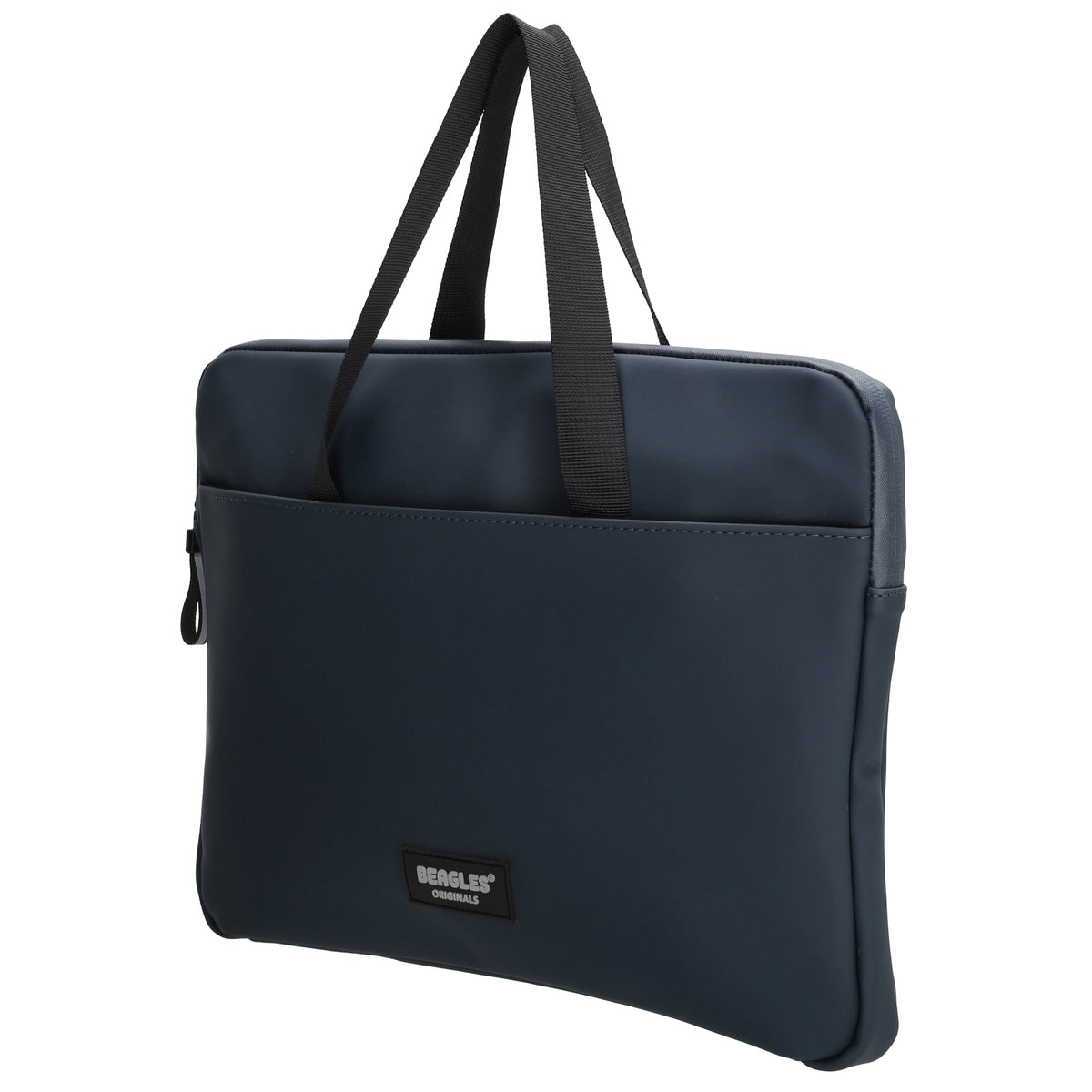 Businesstasche 34,5 x 24cm in Blau|Marine aus Polyester mit Reißverschluss - leder-accessoires.com