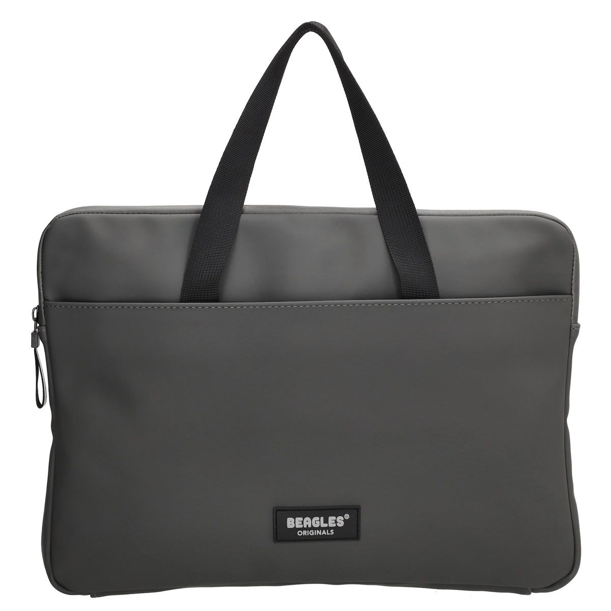 Businesstasche 34,5 x 24cm in Grau|Anthrazite aus Polyester mit Reißverschluss - leder-accessoires.com