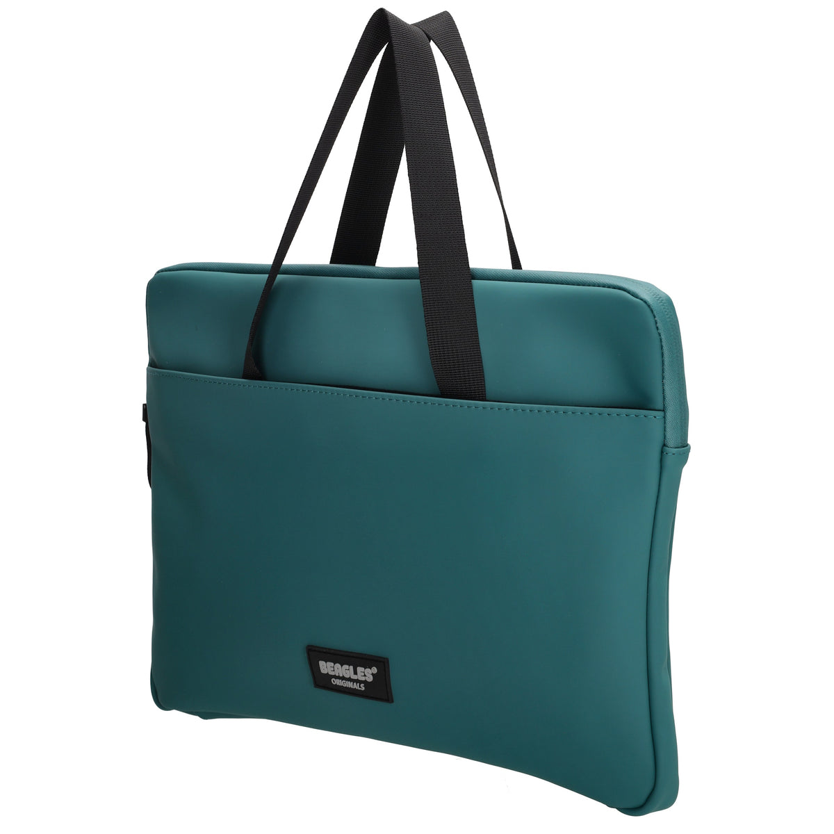 Businesstasche 34,5 x 24cm in Petrol aus Polyester mit Reißverschluss - leder-accessoires.com