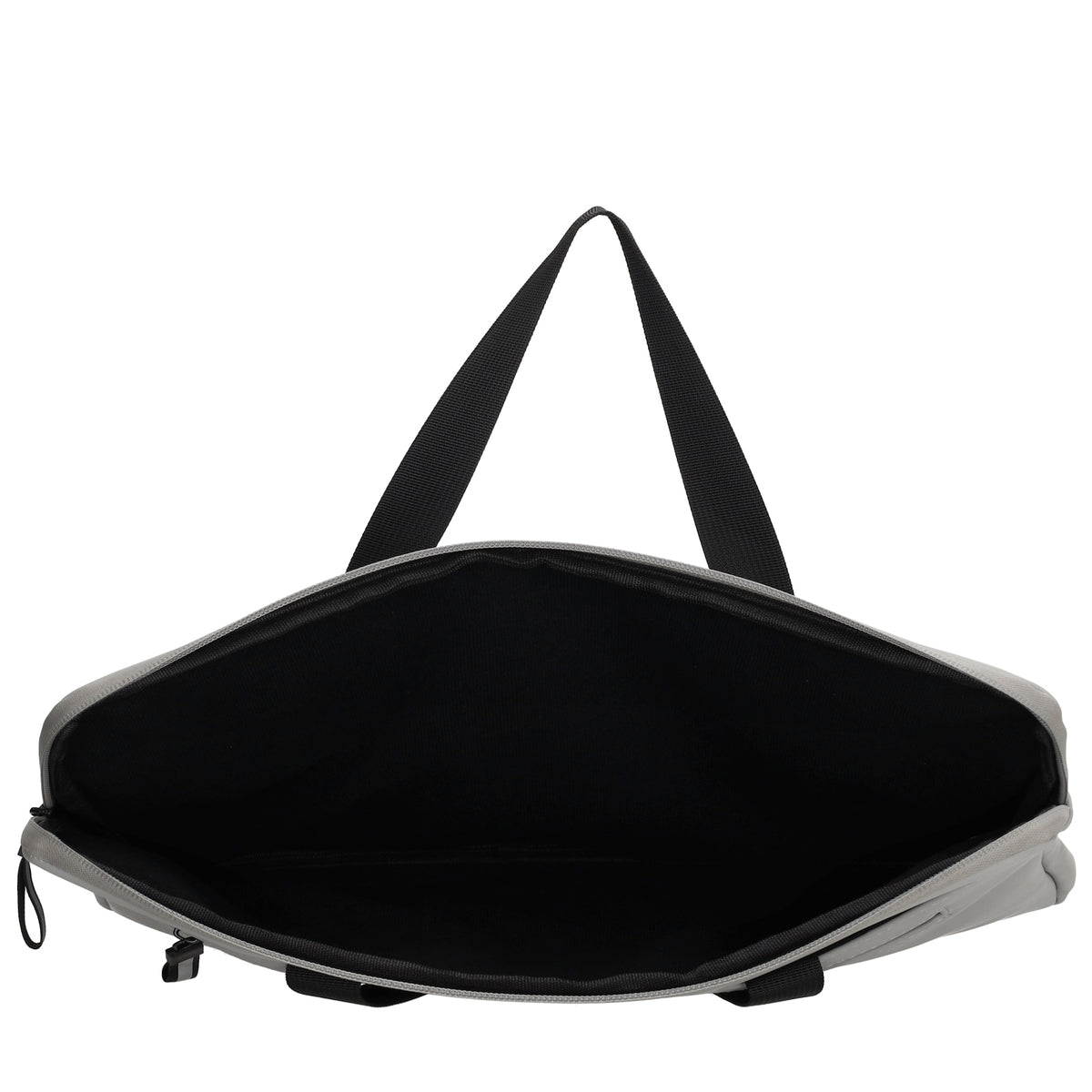 Businesstasche 34,5 x 24cm in Hellgrau aus Polyester mit Reißverschluss - leder-accessoires.com