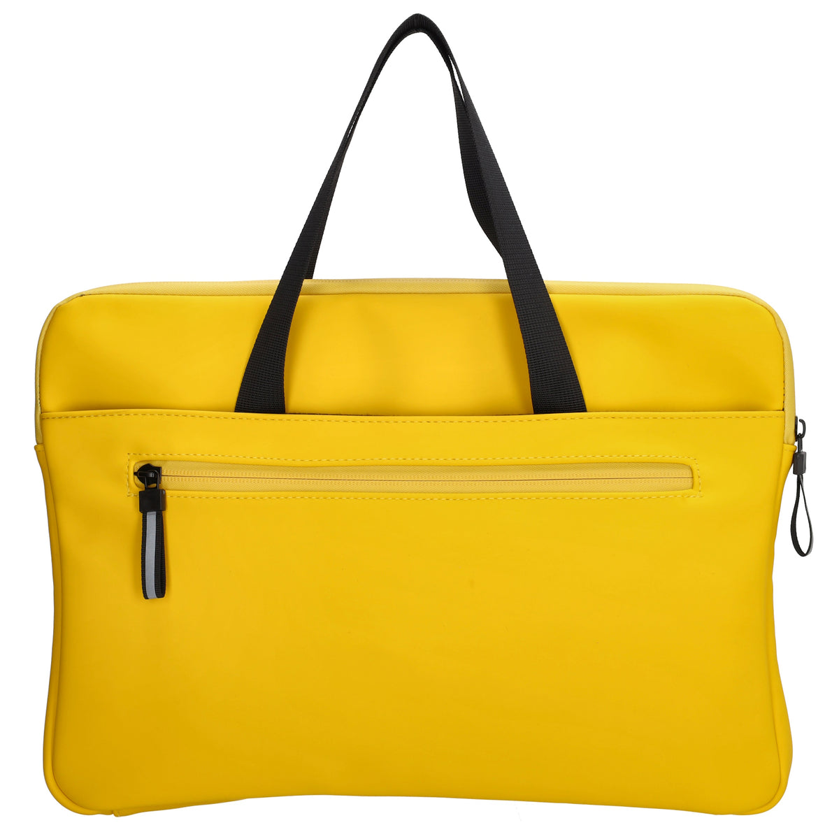Businesstasche 34,5 x 24cm in Gelb aus Polyester mit Reißverschluss - leder-accessoires.com