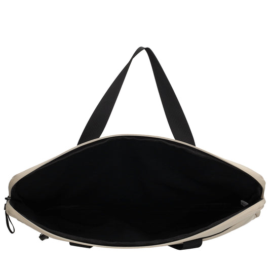 Businesstasche 34,5 x 24cm in Beige aus Polyester mit Reißverschluss - leder-accessoires.com