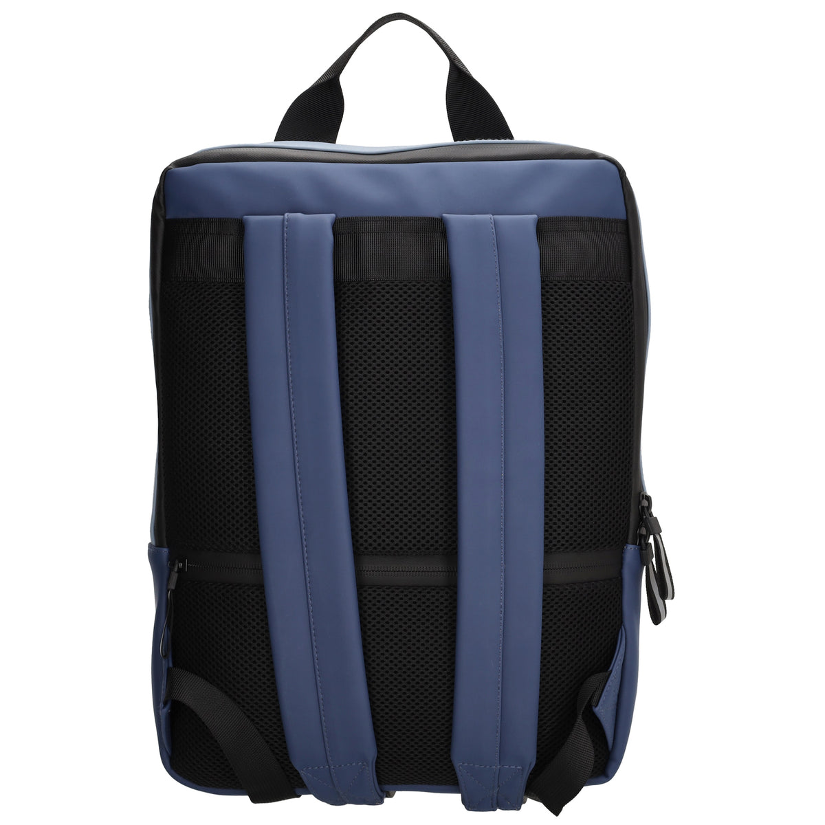 Rucksack 38x28x12 in Marine|Blau Multi mit Überschlag - leder-accessoires.com