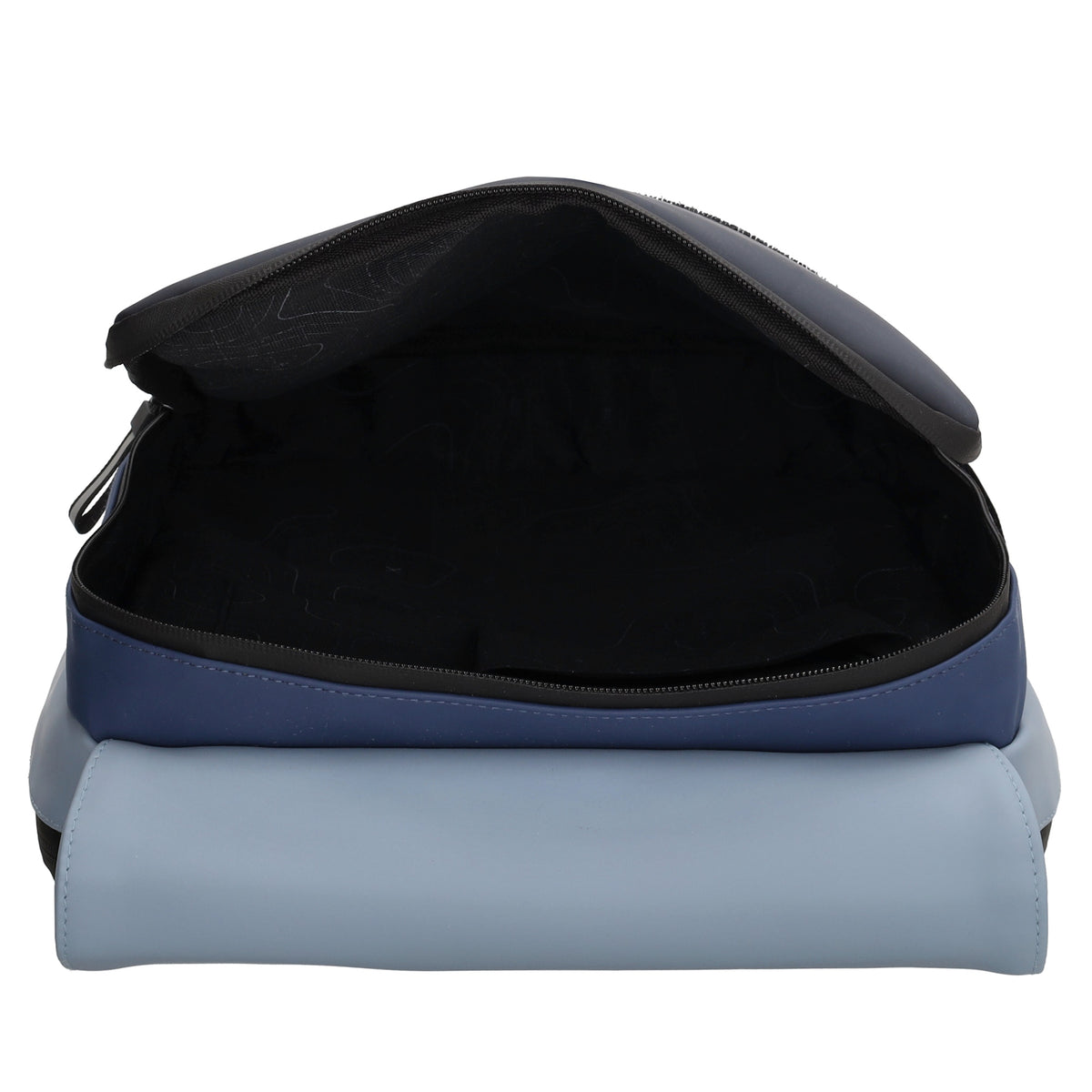Rucksack 38x28x12 in Marine|Blau Multi mit Überschlag - leder-accessoires.com