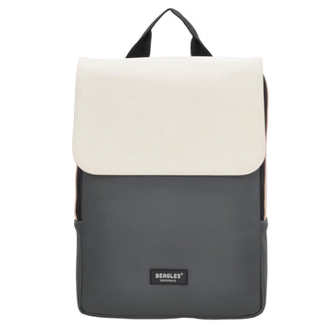 Rucksack 38x28x12 in Grau|Anthrazit Multi mit Überschlag - leder-accessoires.com