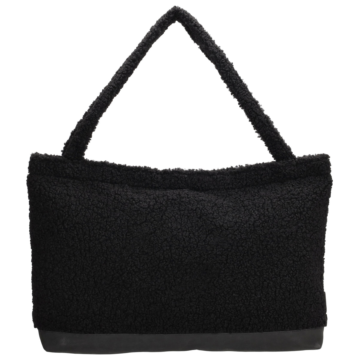 Teddyshopper XXL 60x36cm in Schwarz mit Reißverschluss - leder-accessoires.com