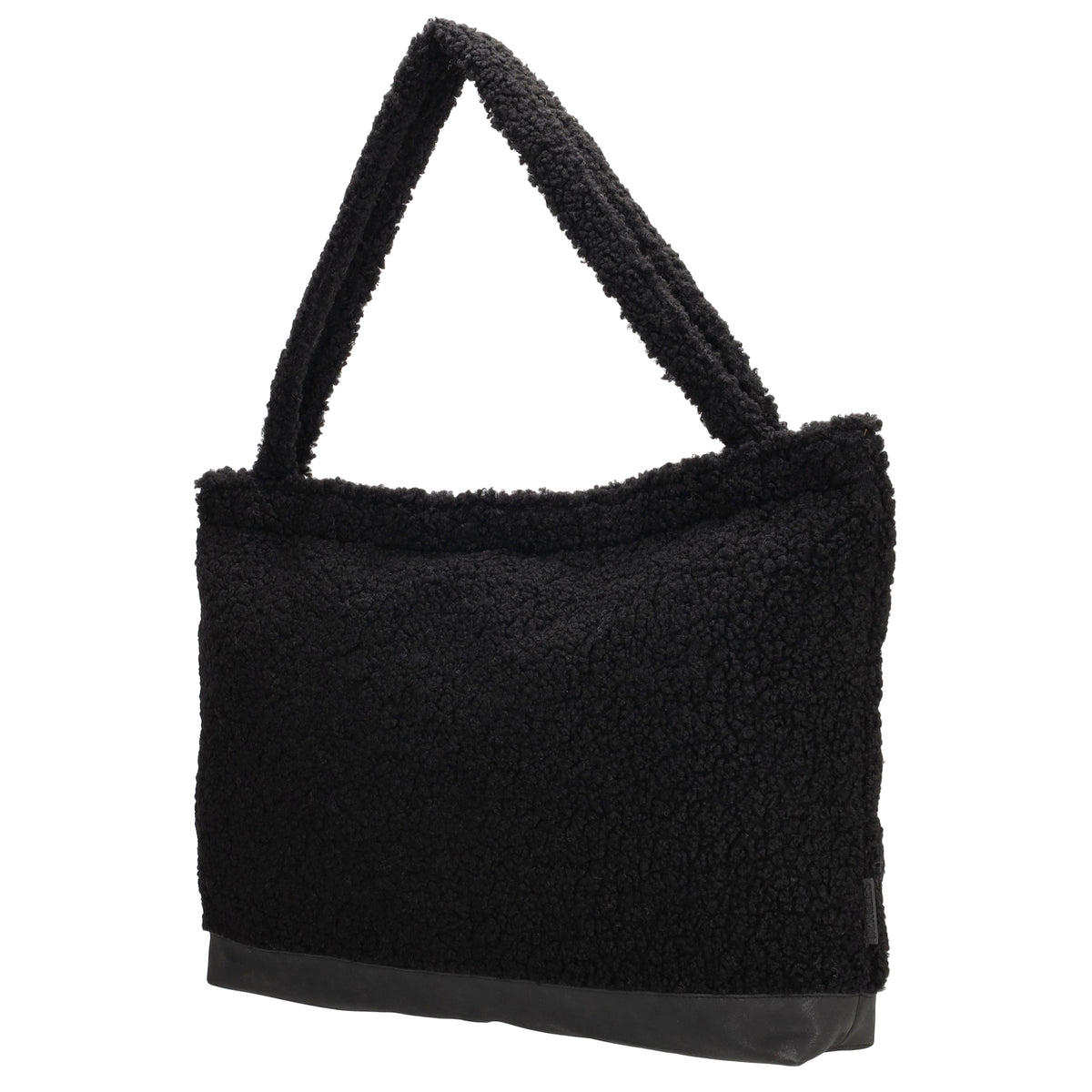 Teddyshopper XXL 60x36cm in Schwarz mit Reißverschluss - leder-accessoires.com