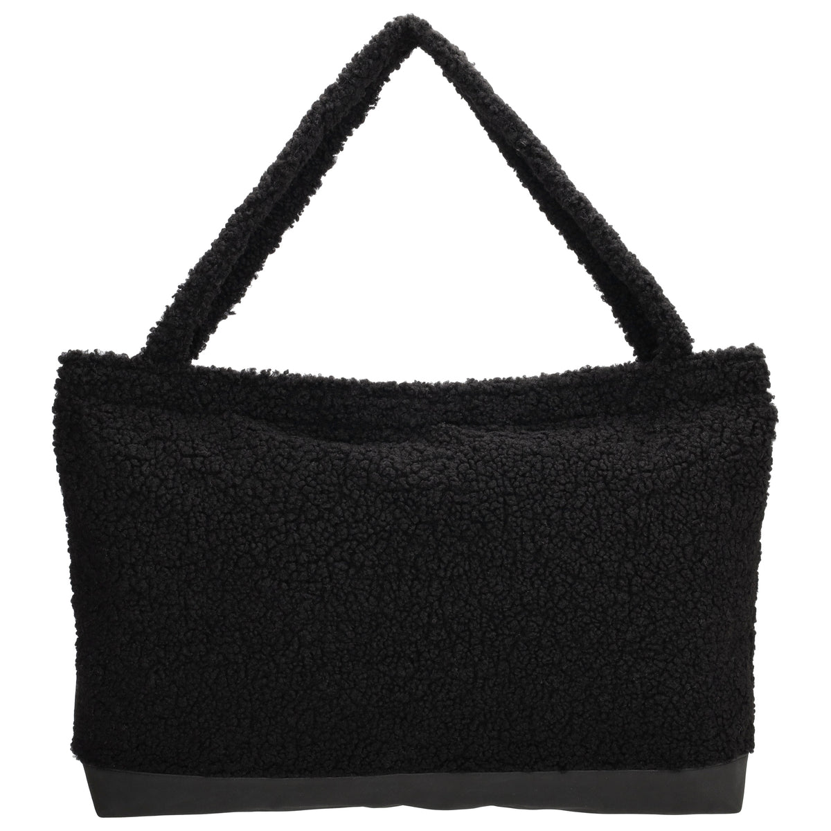 Teddyshopper XXL 60x36cm in Schwarz mit Reißverschluss - leder-accessoires.com