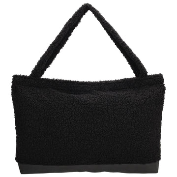 Teddyshopper XXL 60x36cm in Schwarz mit Reißverschluss - leder-accessoires.com