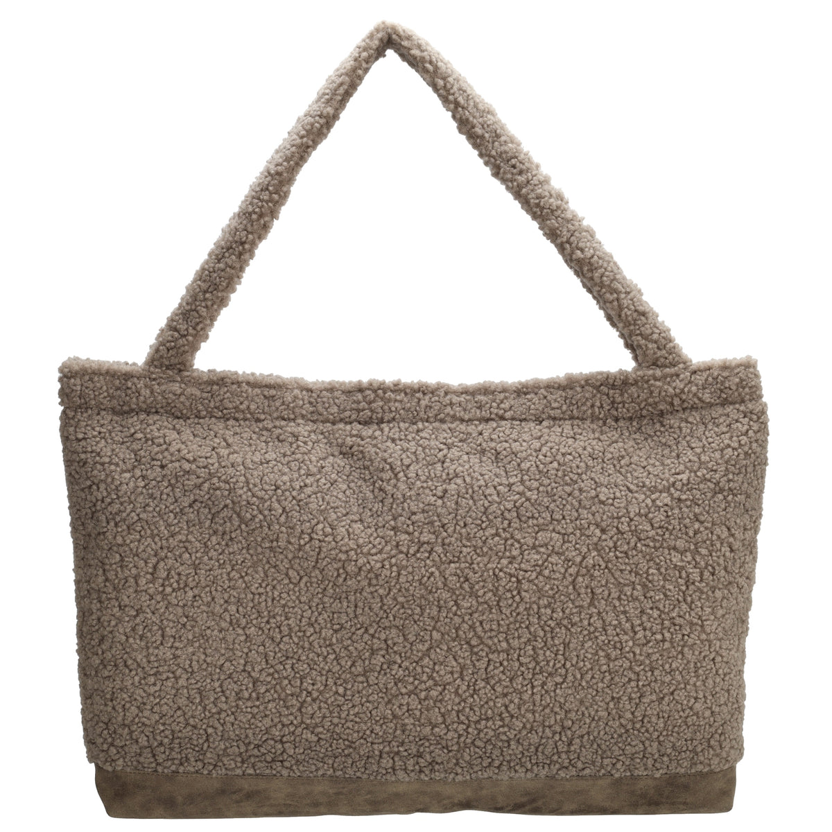 Teddyshopper XXL 60x36cm in Taupe mit Reißverschluss - leder-accessoires.com