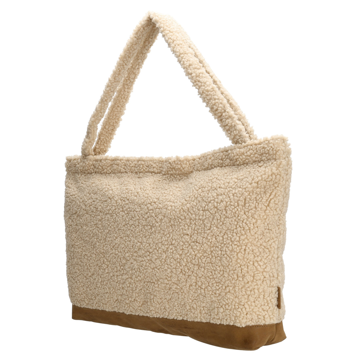 Teddyshopper XXL 60x36cm in Creme|Beige mit Reißverschluss - leder-accessoires.com