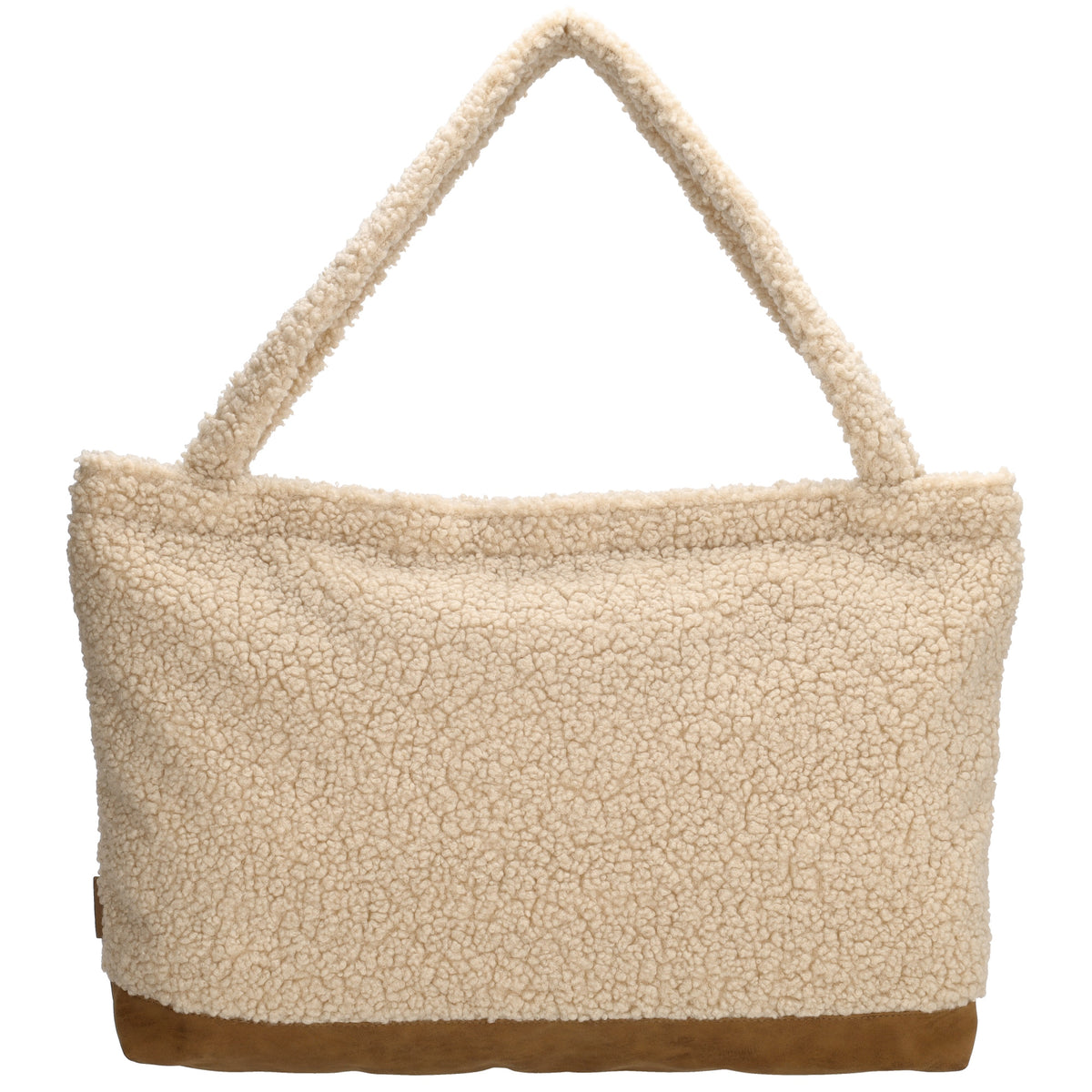 Teddyshopper XXL 60x36cm in Creme|Beige mit Reißverschluss - leder-accessoires.com