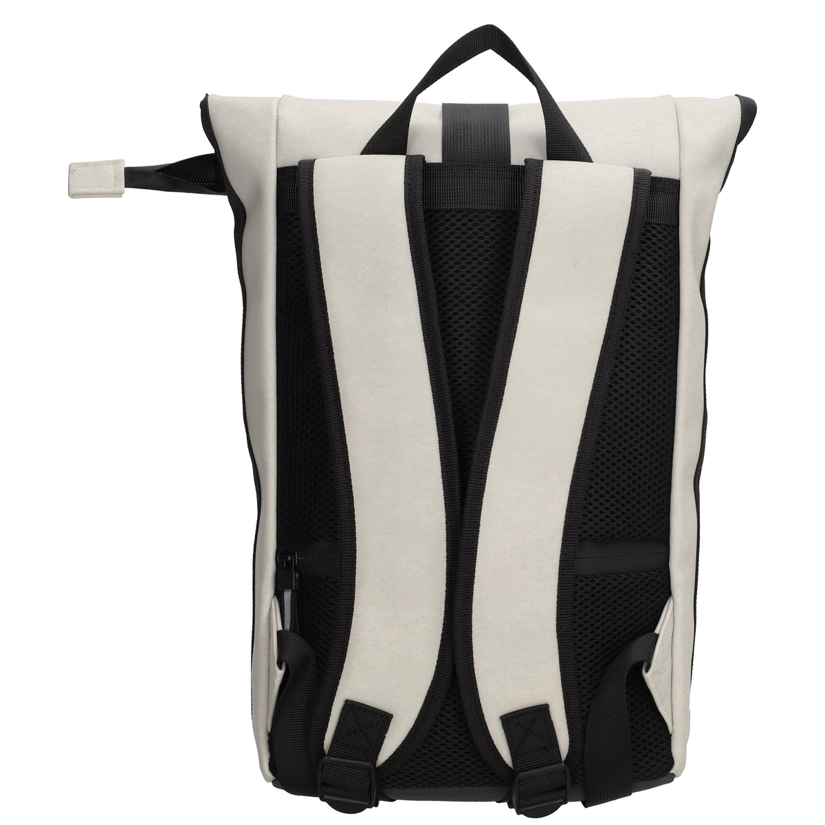 Rolltoprucksack 42x28x10cm in Grau Multicolor mit Klickverschluss - leder-accessoires.com
