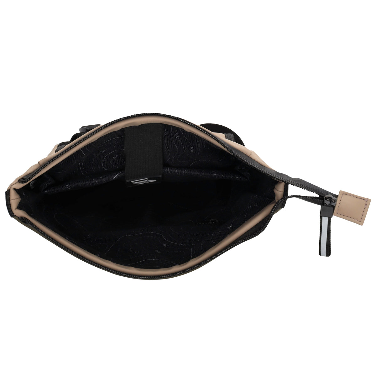 Rolltoprucksack 42x28x10cm in Olive|Khaki Multicolor mit Klickverschluss - leder-accessoires.com