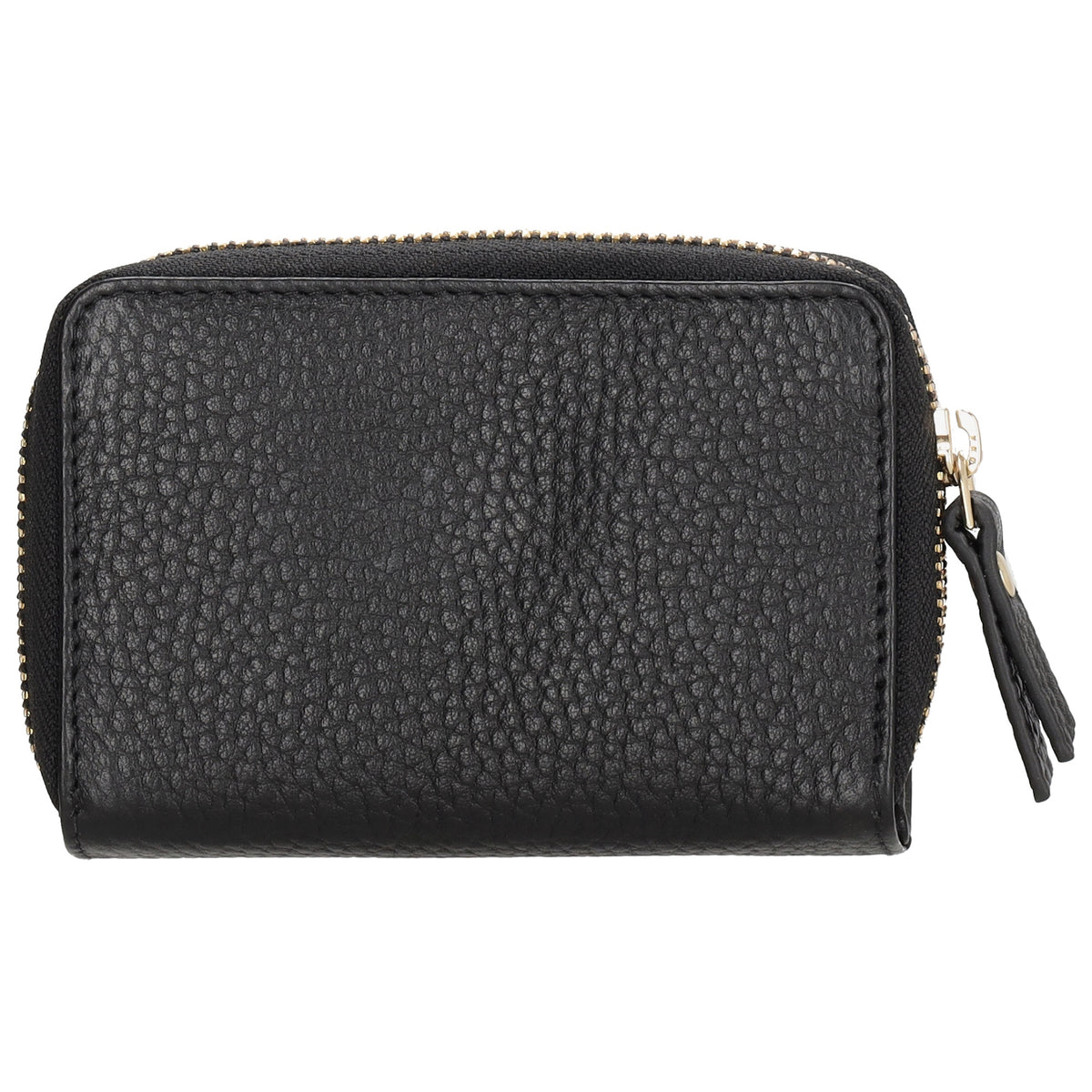 Kartenetui| Safty Wallet 11x7cm in Schwarz und Rundumreißverschluss - leder-accessoires.com
