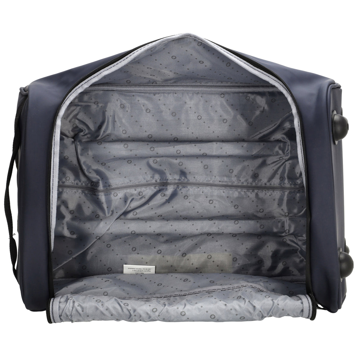 Trolleyreisetasche 49 x 32cm in Blau mit Vortasche - leder-accessoires.com