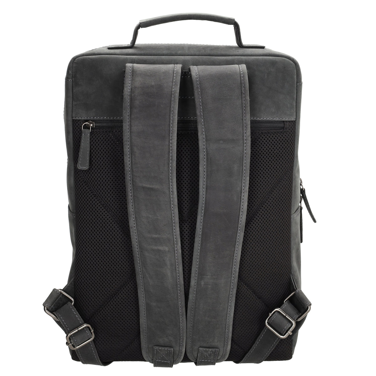Businessrucksack 30x 41cm in Schwarz aus Leder - leder-accessoires.com