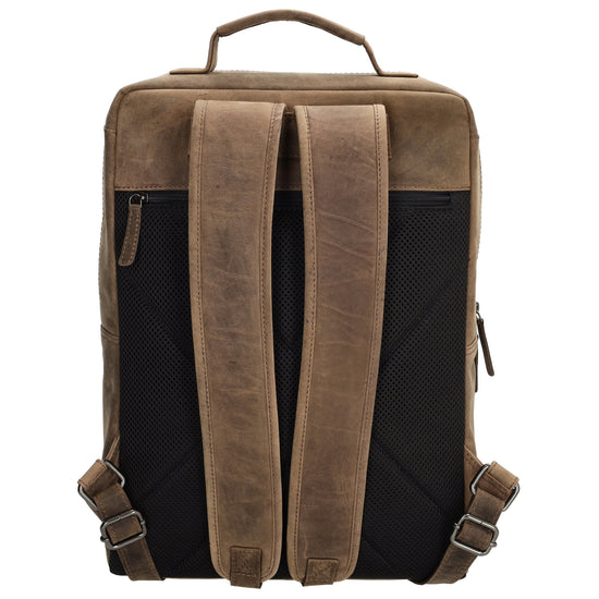 Businessrucksack 30x 41cm in Braun aus Leder - leder-accessoires.com