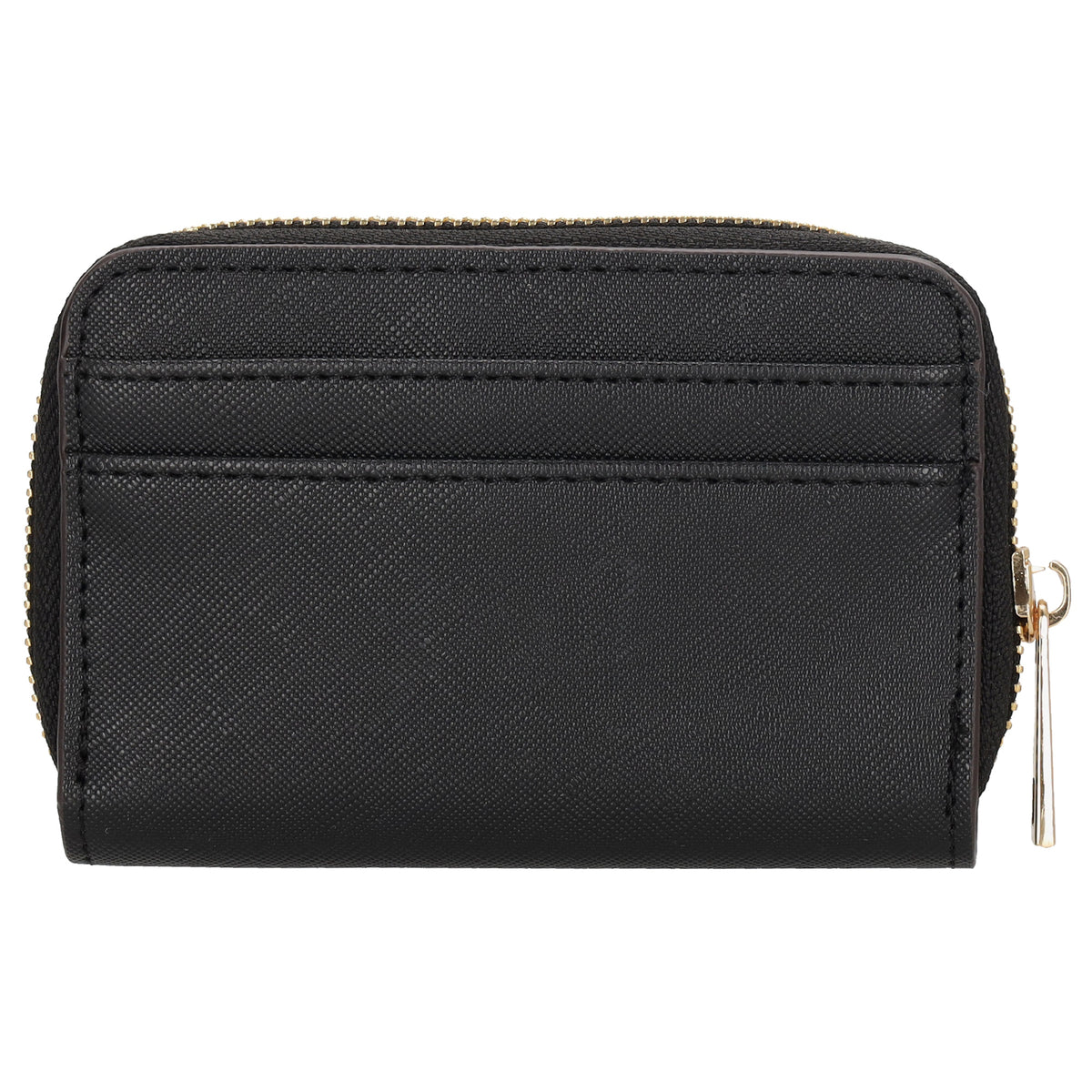 Börse|Kartenetui 12,5x8,5cm in Schwarz mit Reißverschluss - leder-accessoires.com