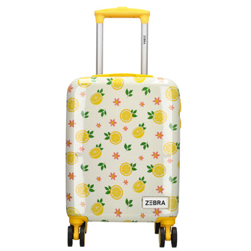 Reisetrolley "Zitrone" 4-Rad 47cm in Gelb - leder-accessoires.com