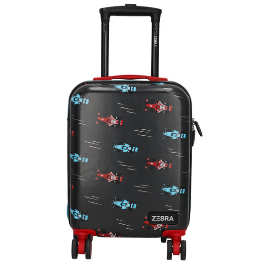 Reisetrolley "Rennauto" 4-Rad 47cm in Schwarz - leder-accessoires.com