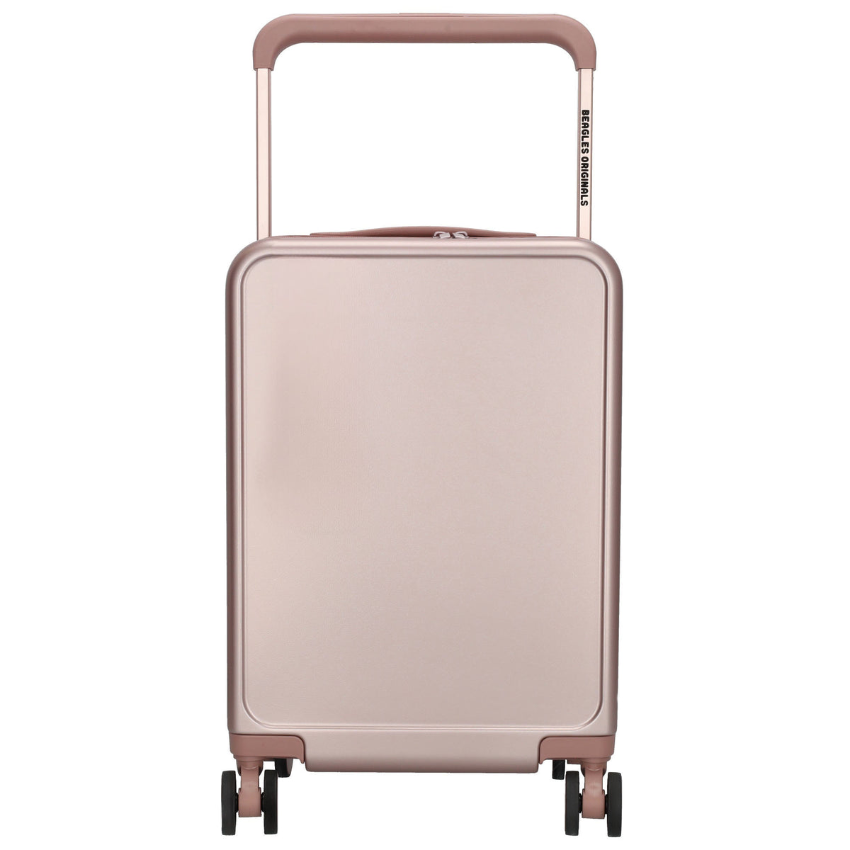 Reisetrolley|Handgepäck in Champagner mit 4-Rad und USB Anschluss - leder-accessoires.com