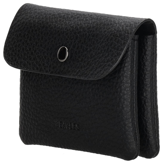 Geldbörse 10x9cm mit Überschlag in weichem Leder - leder-accessoires.com