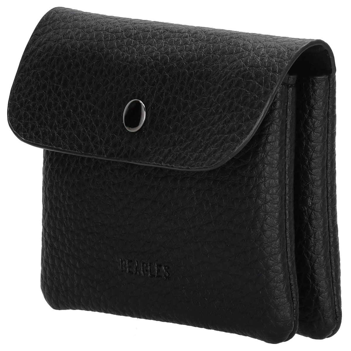 Geldbörse 10x9cm mit Überschlag in weichem Leder - leder-accessoires.com