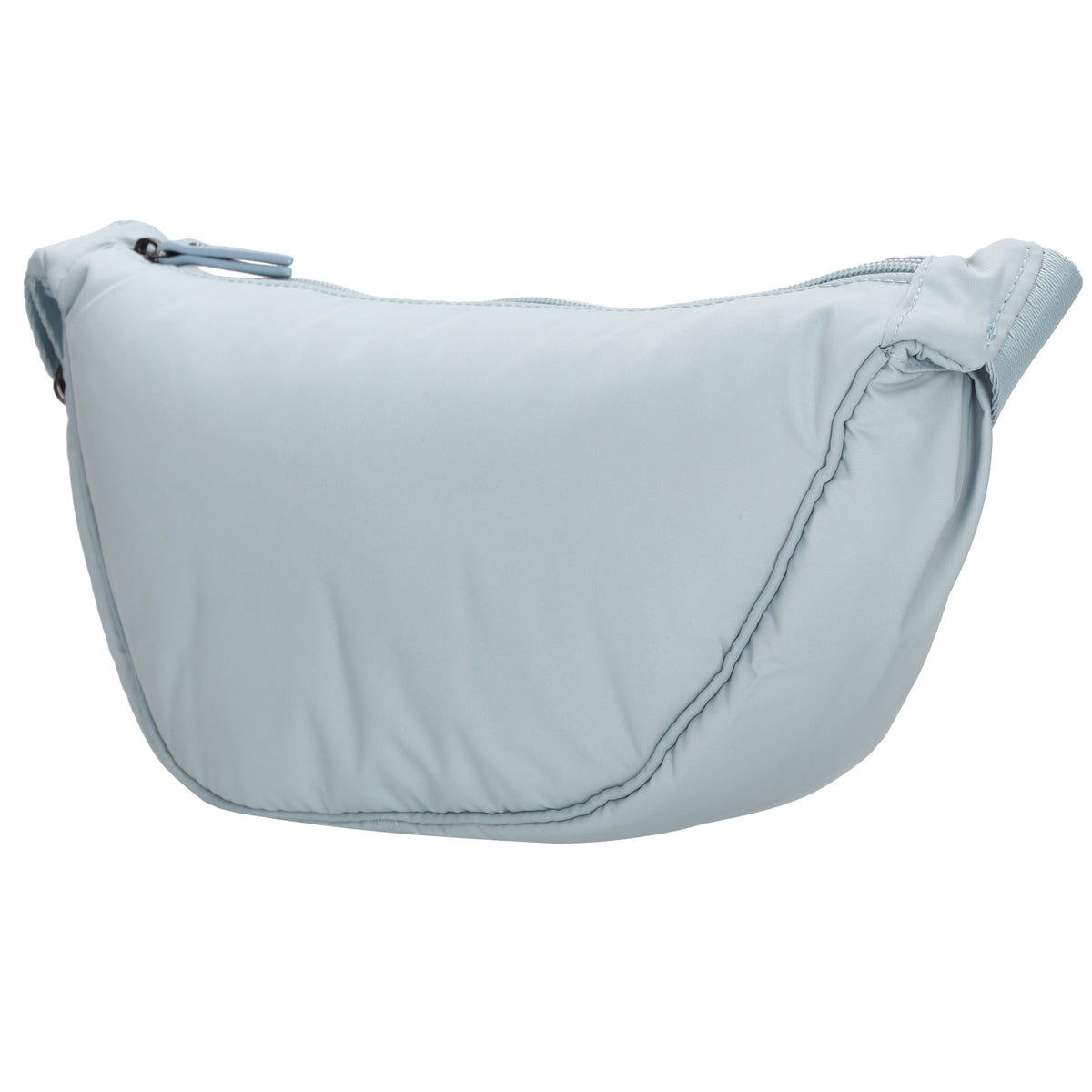 Hellblaue Bodybag 39x18 cm – Wattierte Tasche - leder-accessoires.com