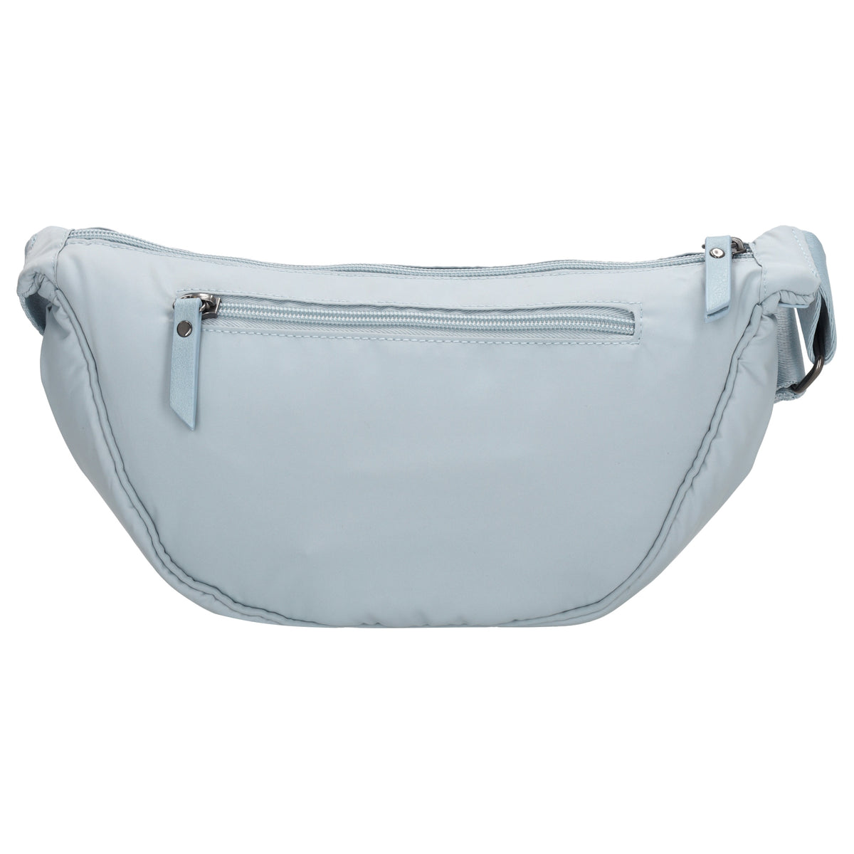 Hellblaue Bodybag 39x18 cm – Wattierte Tasche - leder-accessoires.com