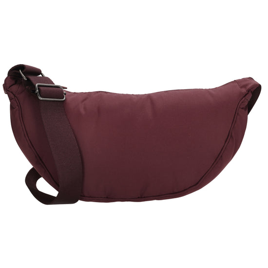 Bodybag 39x18cm in Weinrot|Burgunder mit Reißverschluss - leder-accessoires.com